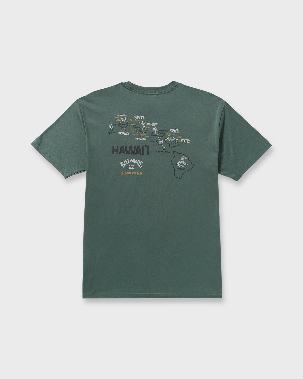 Surf Tour Hi Premium Short Sleeve T-Shirt - Dark Slate