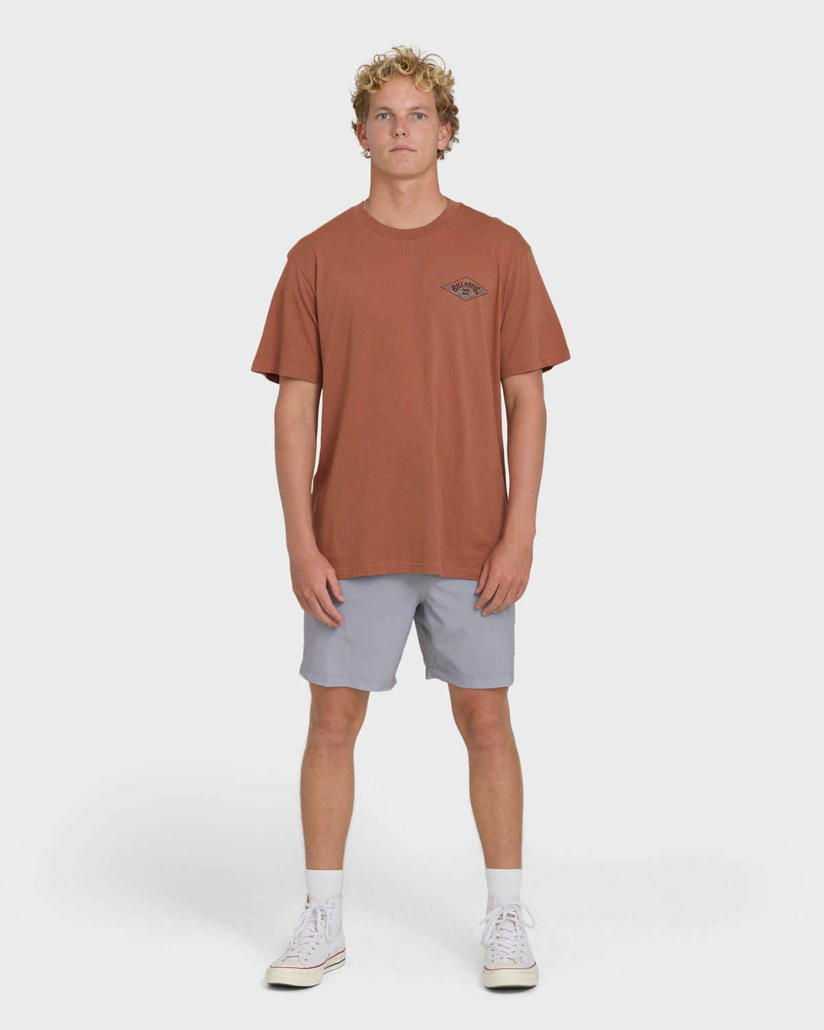 A/Div Arch Premium Short Sleeve Knit T-Shirt - Cedar Wood