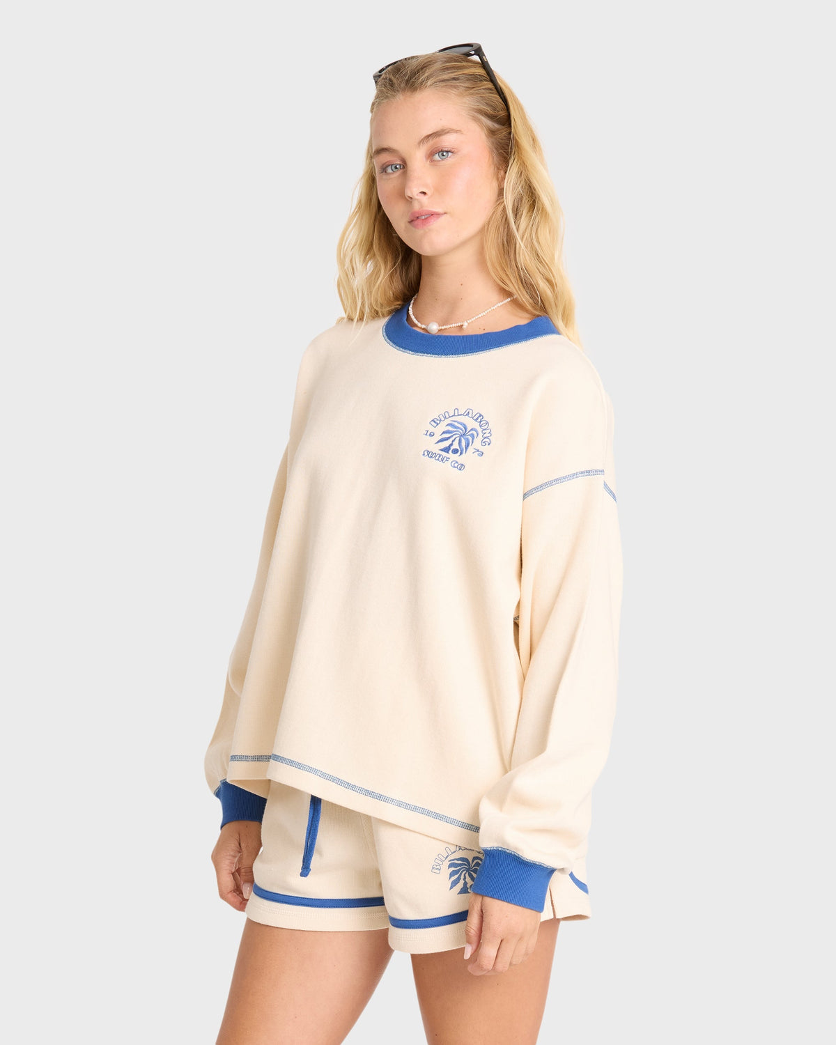 Back To It Fleece Shorts - White Cap